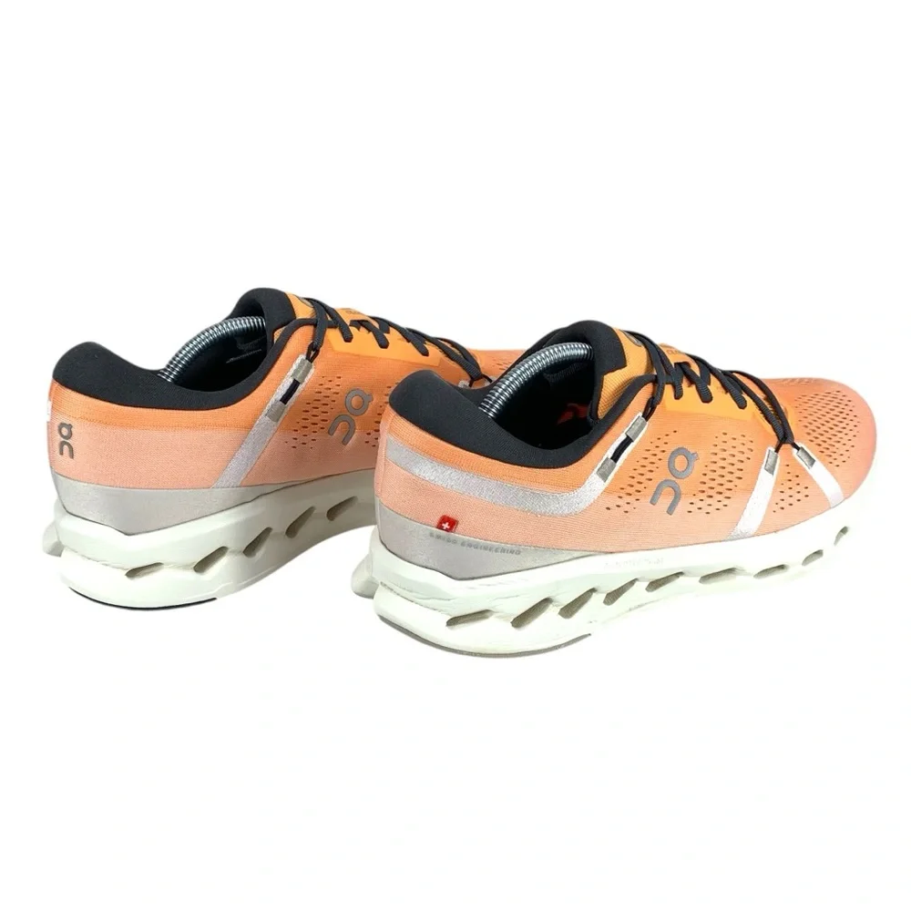On Running Men’s 11.5 Cloudsurfer 2‎ Tangerine Ivory Running Shoes